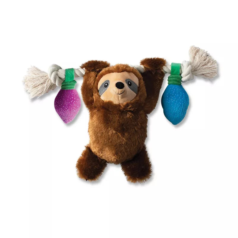 Fringe Studio Let It Glow Sloth Dog Toy