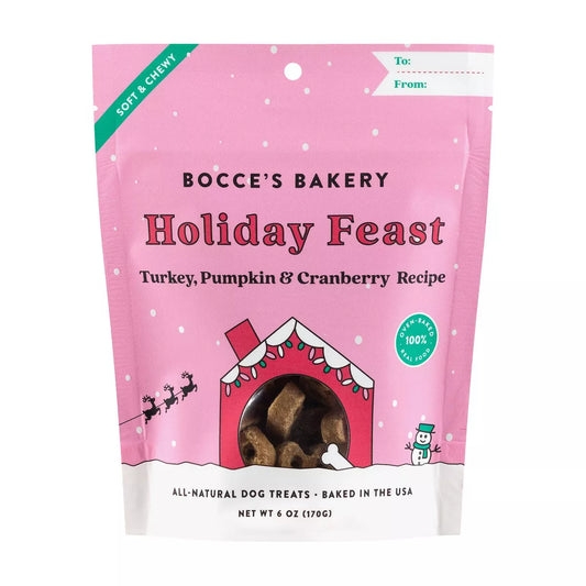 Bocce's Bakery Holiday Feast Dog Treats 6oz