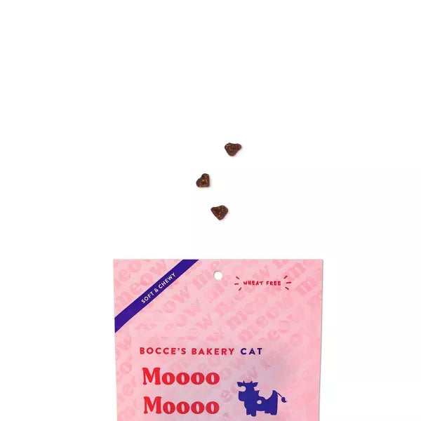 Bocce's Bakery Moooo Moooo Chewy Beef Cat Treats - 2oz