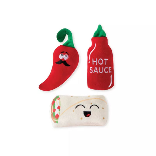 Fringe Studio Hot N Spicy Small Dog Toys 3 Pack