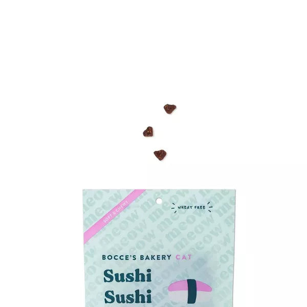 Bocce's Bakery Sushi Sushi Chewy Salmon Flavor Cat Treats - 2oz