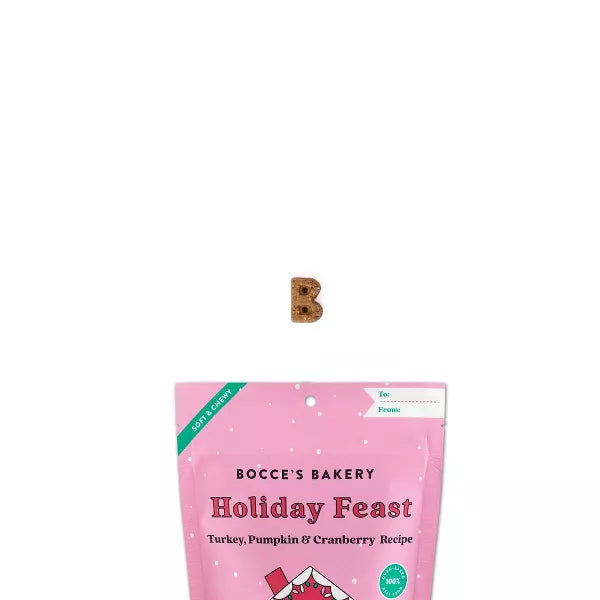 Bocce's Bakery Holiday Feast Dog Treats 6oz