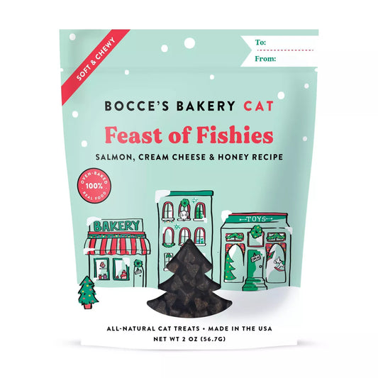 Bocce's Bakery Feast of Fishies Cat Treat 2oz