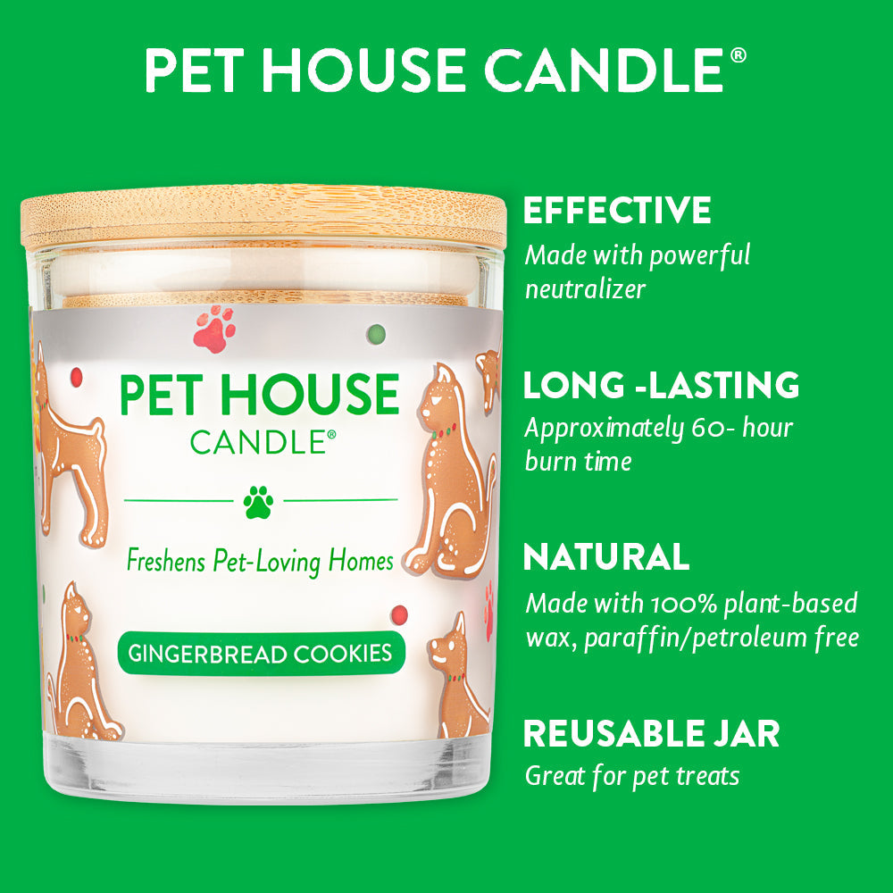 Pet House Gingerbread Cookies Candle 9oz