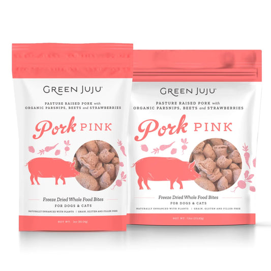 Green Juju Freeze-Dried Pork Pink Bites