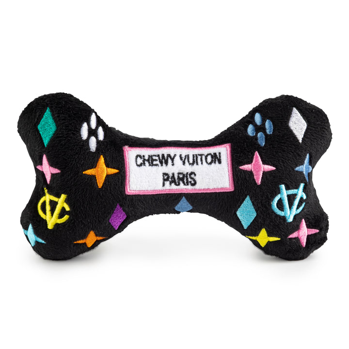 Haute Diggity Dog Black Chewy Vuiton Bone