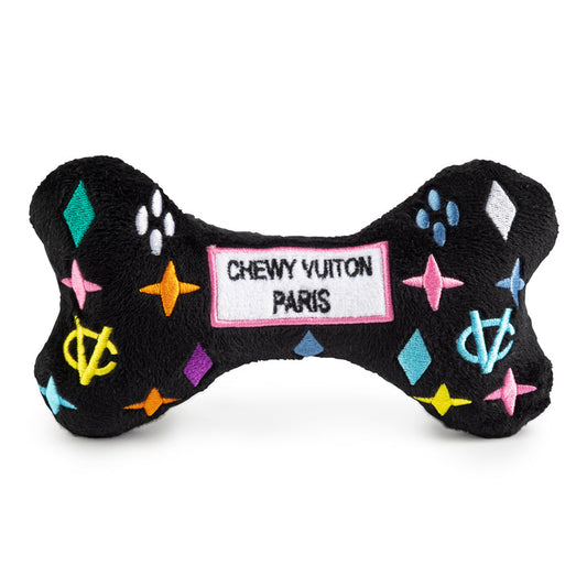 Haute Diggity Dog Black Chewy Vuiton Bone