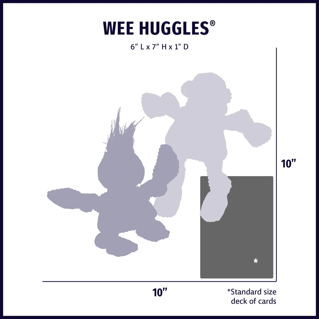 Huggle Hounds Assorted Wee Huggles Dog Toy