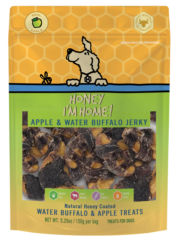 Honey I'm Home Water Buffalo Apple Jerky 5.29oz