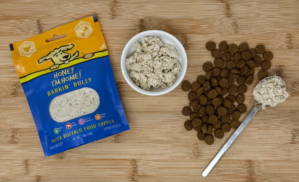 Honey I'm Home Barkin' Bully Meal Topper 1.41oz