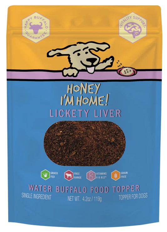 Honey I'm Home Lickety Liver Meal Topper 4.23oz