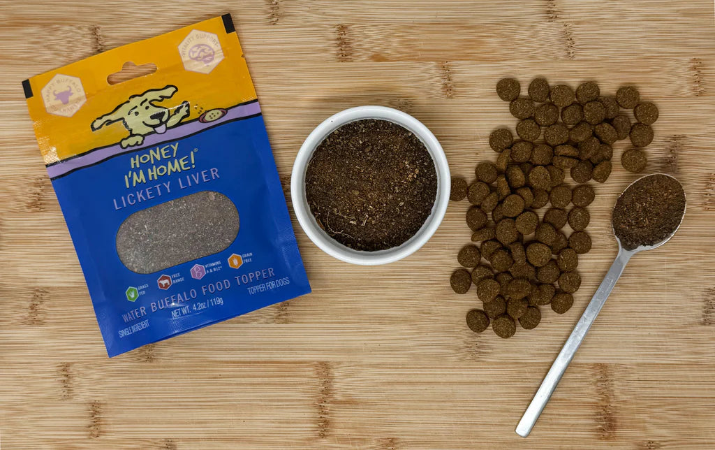Honey I'm Home Lickety Liver Meal Topper 4.23oz