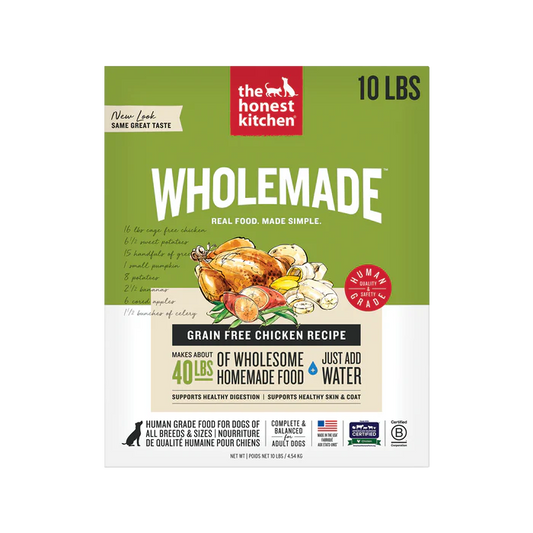 Honest Kitchen Wholemade Grain Free Chicken 10lb