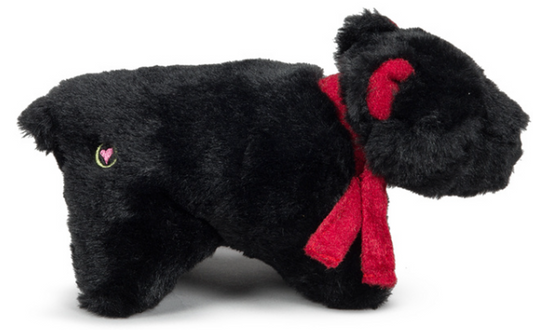 Hugglehounds Bernard Bear Holiday Squooshie Large Dog Toy