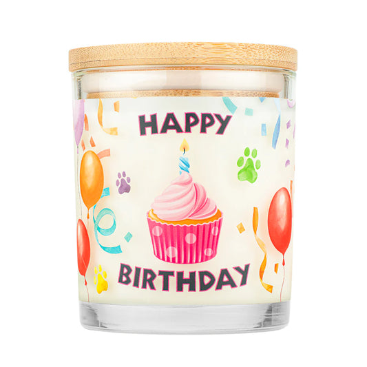 Pet House Happy Birthday Candle 9oz