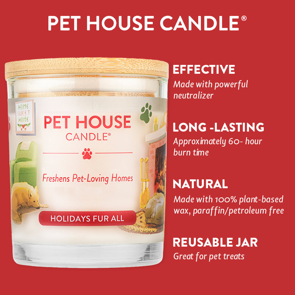 Pet House Holidays Fur All Candle 9oz