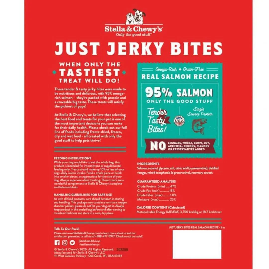 Stella & Chewy's Just Jerky Bites Salmon Recipe 6oz