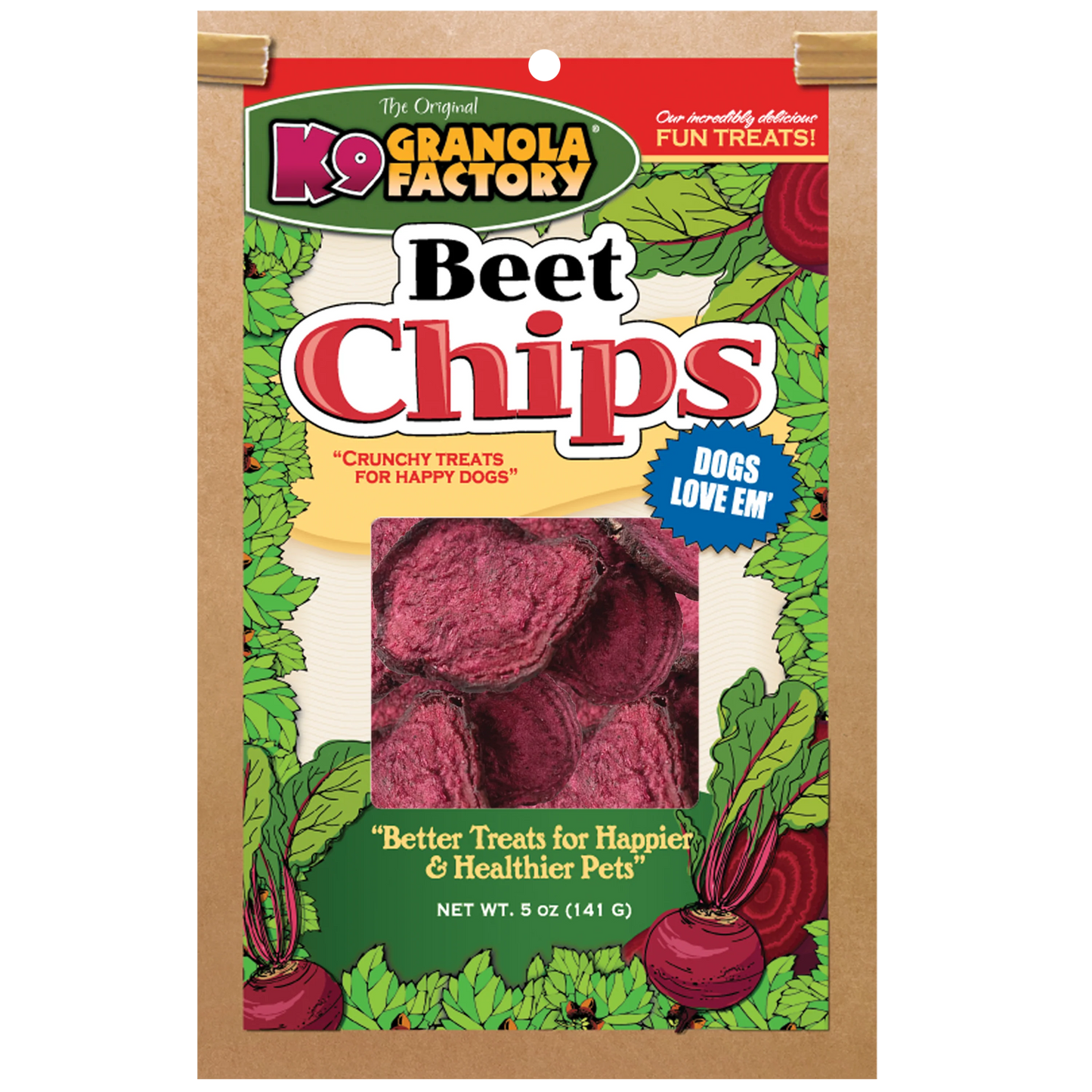 K9 Granola Factory Natural Beet Chips 5oz