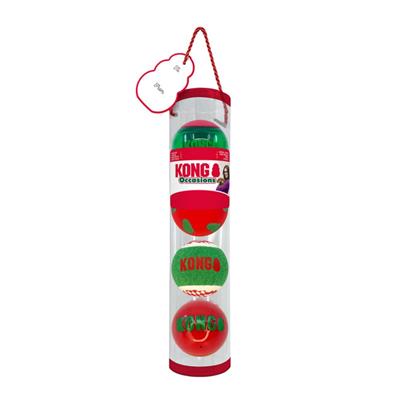 Kong Holiday Occasions Balls Medium 4pk