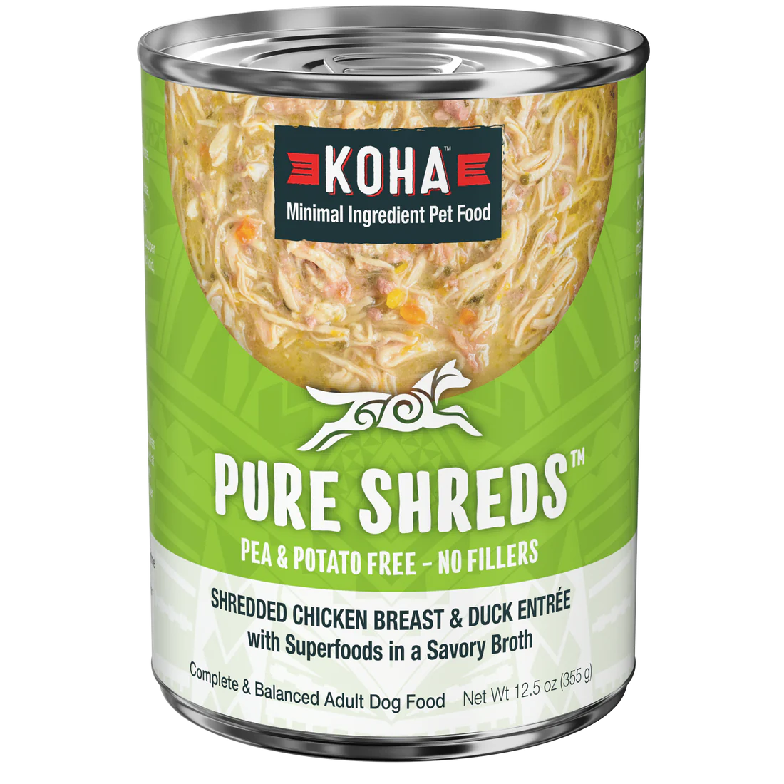 Koha Pure Shreds Chicken & Duck 12.5-oz