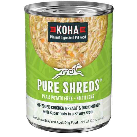 Koha Pure Shreds Chicken & Duck 12.5-oz