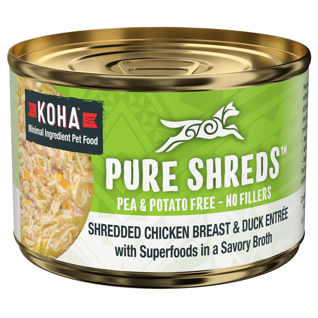 Koha Pure Shreds Chicken & Duck 5.5-oz