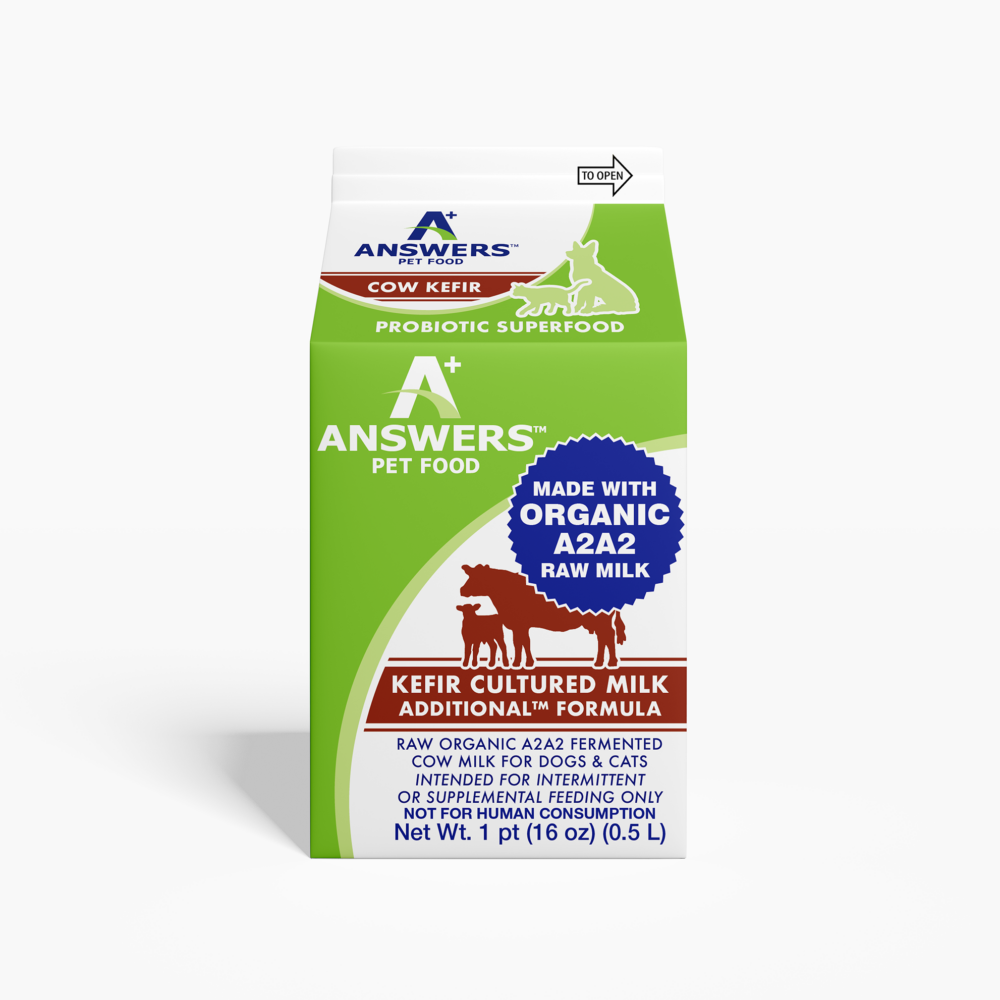 Answers Organic Raw Fermented Cows Milk Kefir