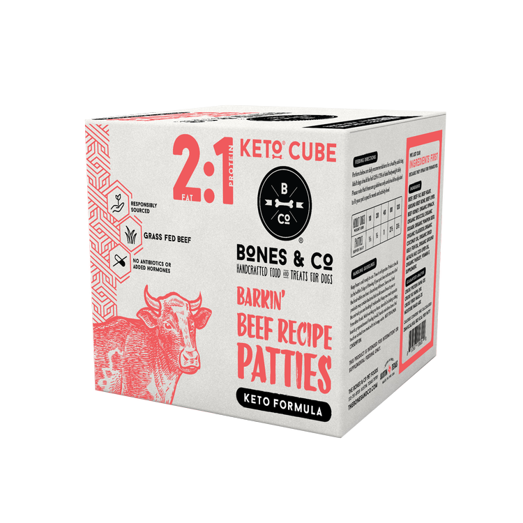 Bones N Co Beef Keto Bulk Box 18lb Frozen