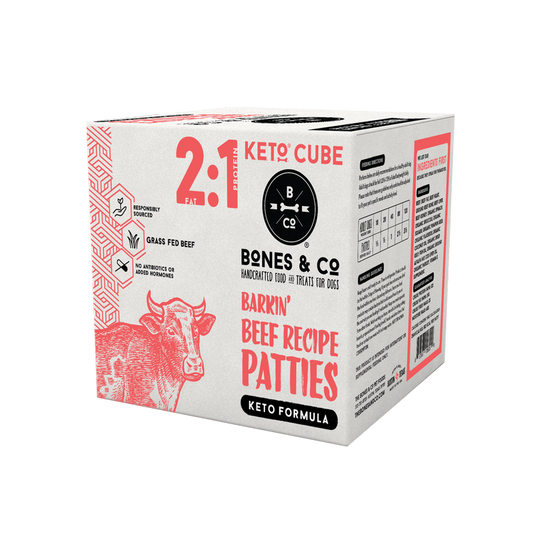 Bones N Co Beef Keto Bulk Box 18lb Frozen