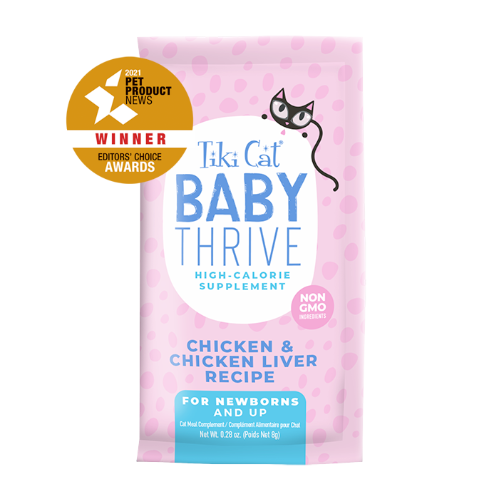 Tiki Cat Baby Thrive Chicken & Chicken Liver Recipe Supplement 5.6-oz