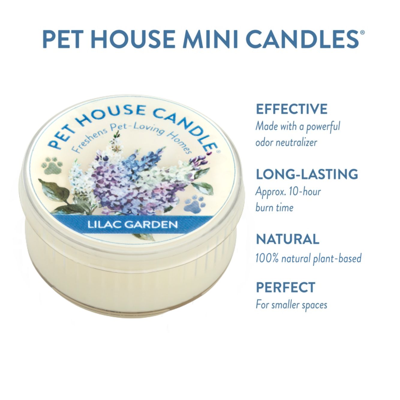 Pet House Mini Lilac Garden Candle