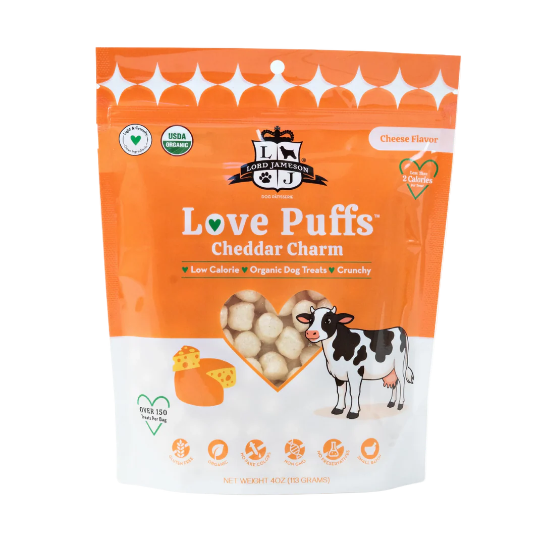 Lord Jameson Cheddar Charm Organic Puffs 4oz