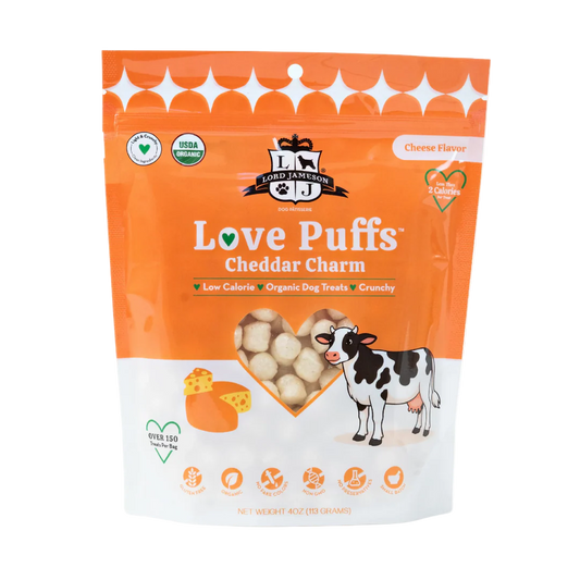 Lord Jameson Cheddar Charm Organic Puffs 4oz