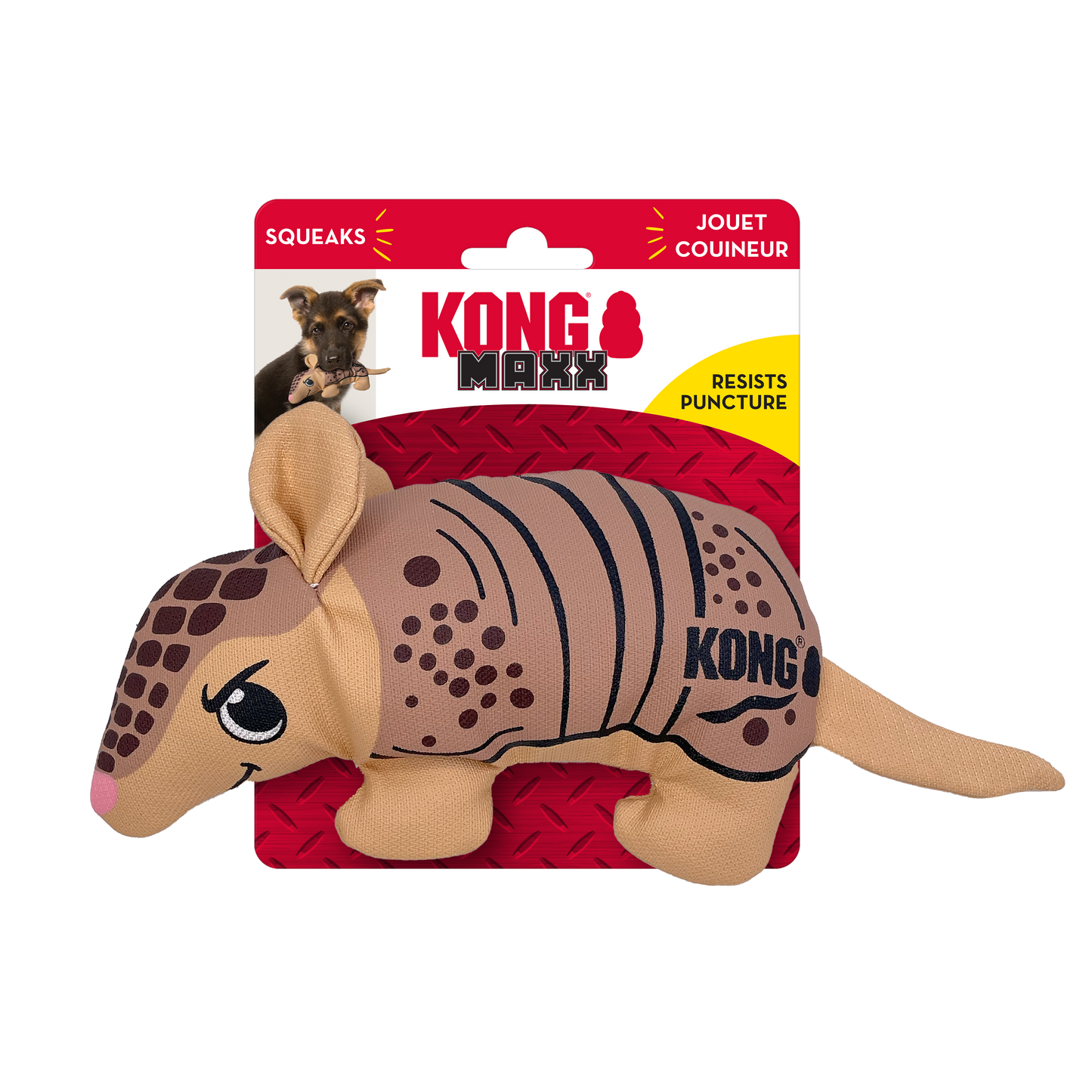 Kong Maxx Small Armadillo Dog Toy