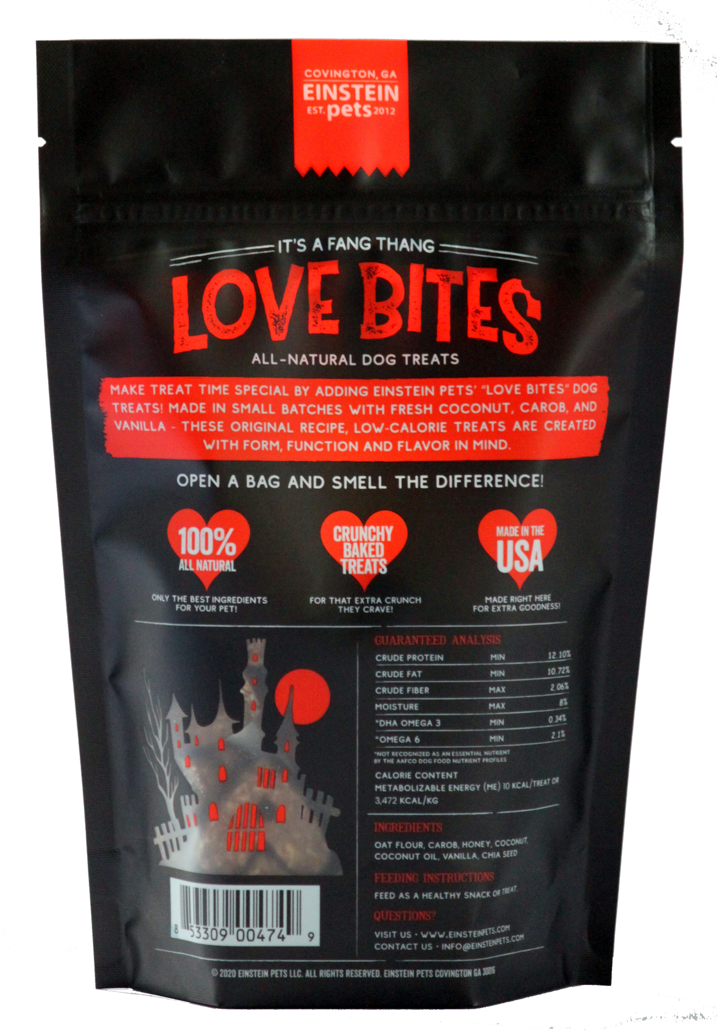 Einstein Pets Love Bites Dog Treats 5oz