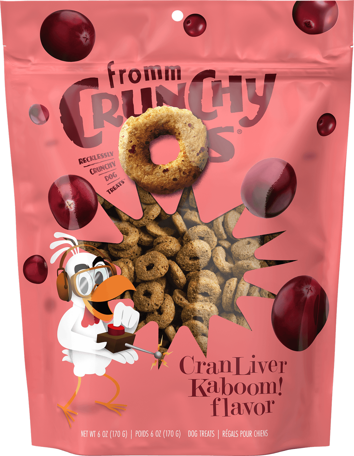Fromm Crunchy O's CranLiver Kaboom Flavor