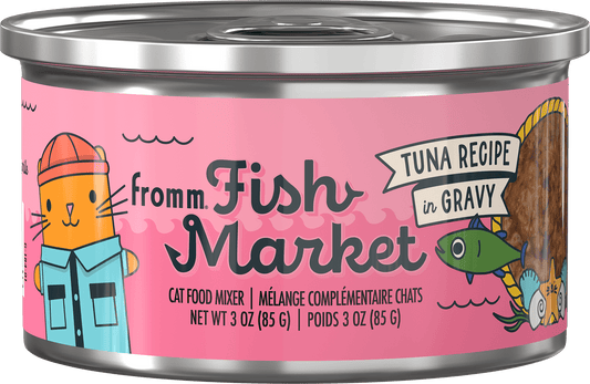 Fromm Fish Market Tuna Recipe in Gravy Food Mixer 3oz