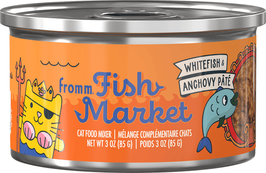 Fromm Fish Market Whitefish and Anchovy Pate Food Mixer 3oz