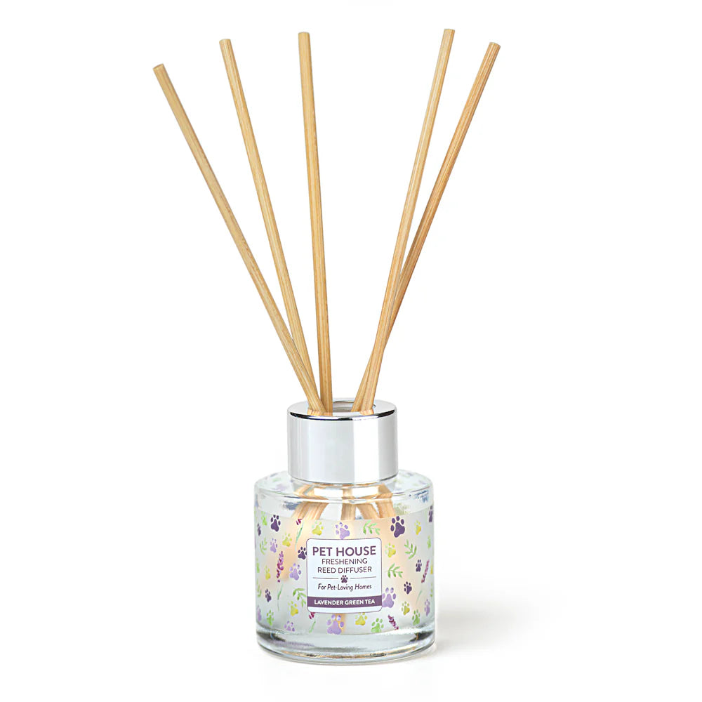 Pet House Freshening Reed Diffuser Lavender Green Tea