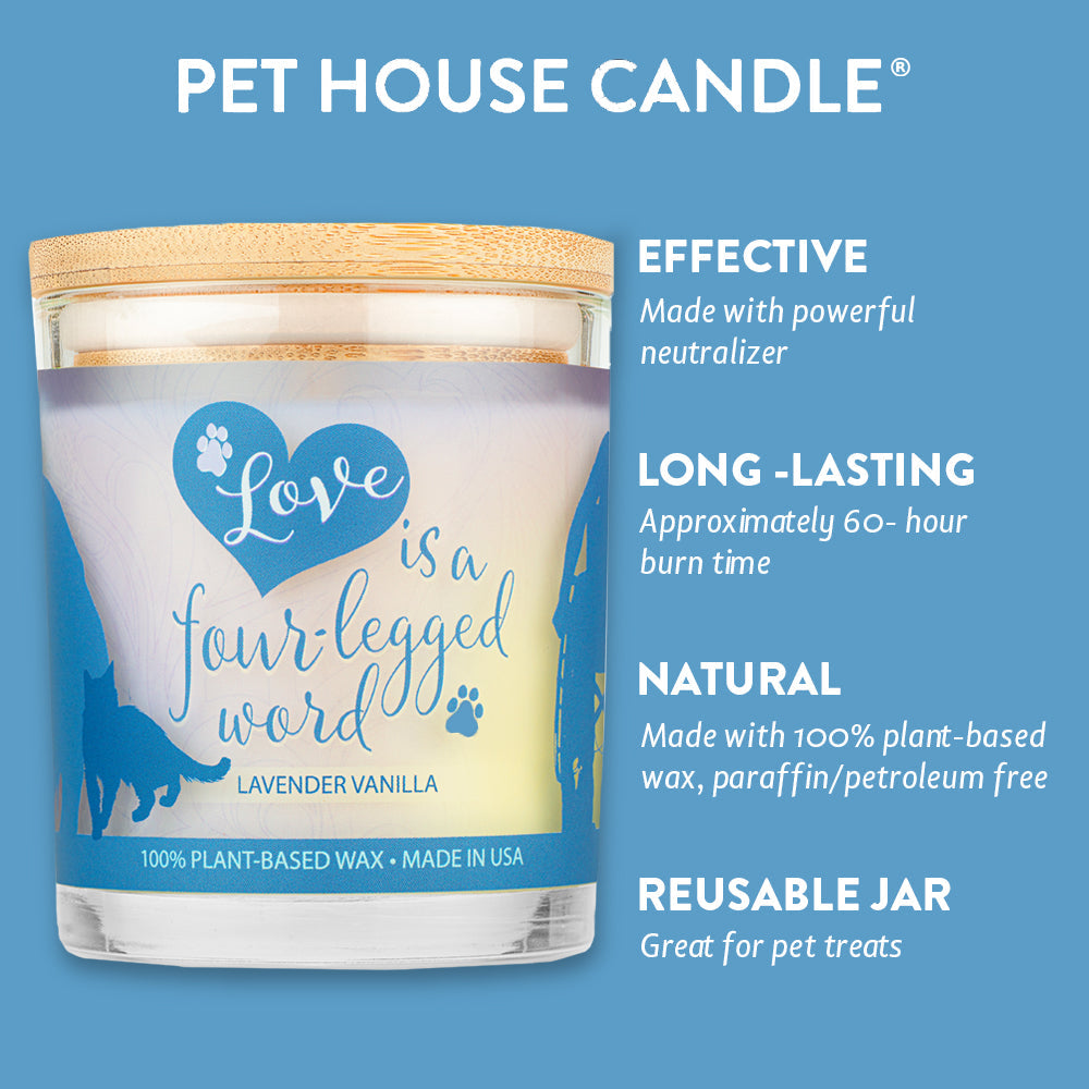 Pet House Lavender Vanilla Candle 9oz