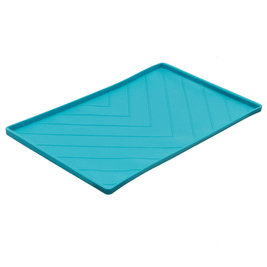 Messy Mutts Non-Slip SIlicone Dog Bowl Mat with Raised Edge