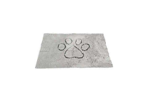 Dog Gone Smart Dirty Dog Doormat Silver Grey Large 35x26