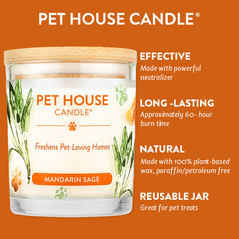 Pet House Mandarin Sage Candle