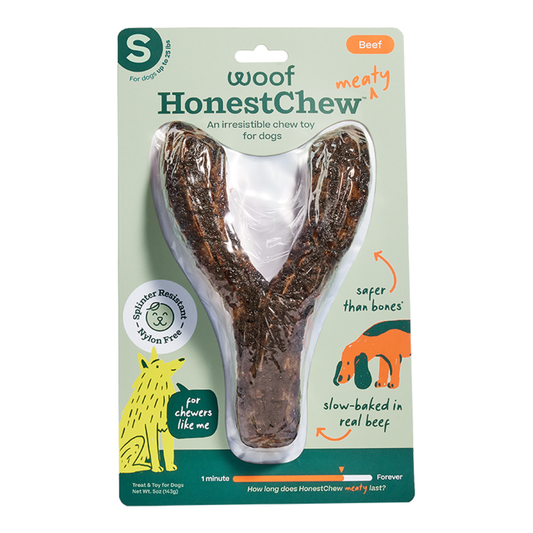 Woof Honestchew Meaty Ygnawt