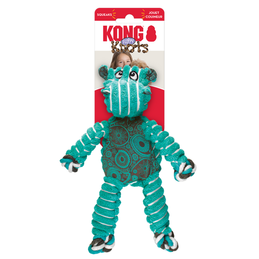 Kong Floppy Knots Hippo M/L