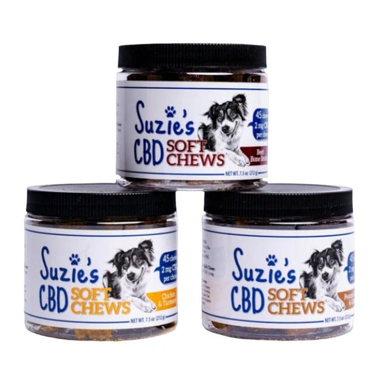 Suzie's CBD 2mg Soft Chews for Dogs 7.5oz