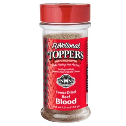 Northwest Naturals Freeze Dried Functional Topper Beef Blood 5.5oz