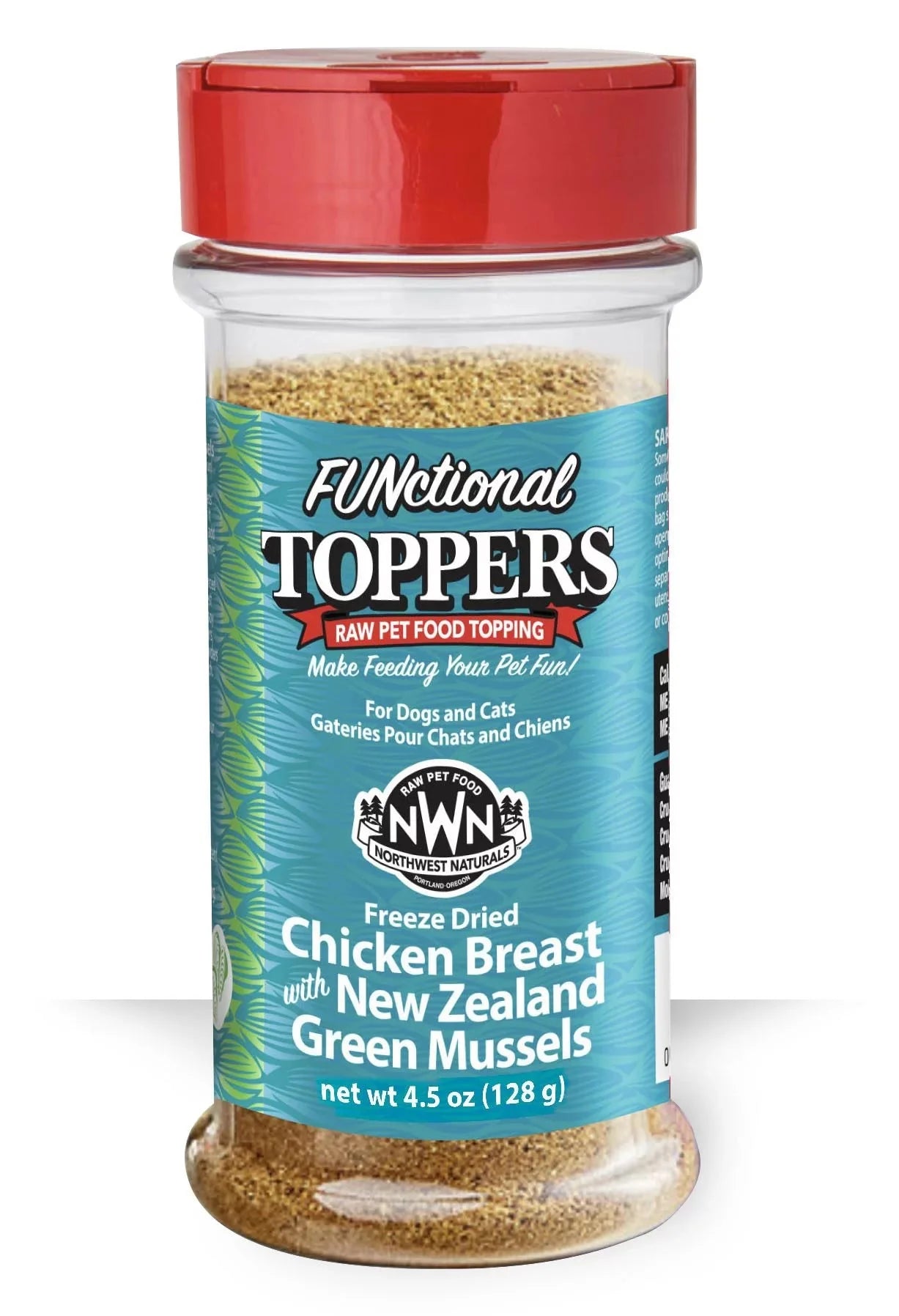 Northwest Naturals Freeze Dried Functional Topper Chicken & Mussels 5.5oz