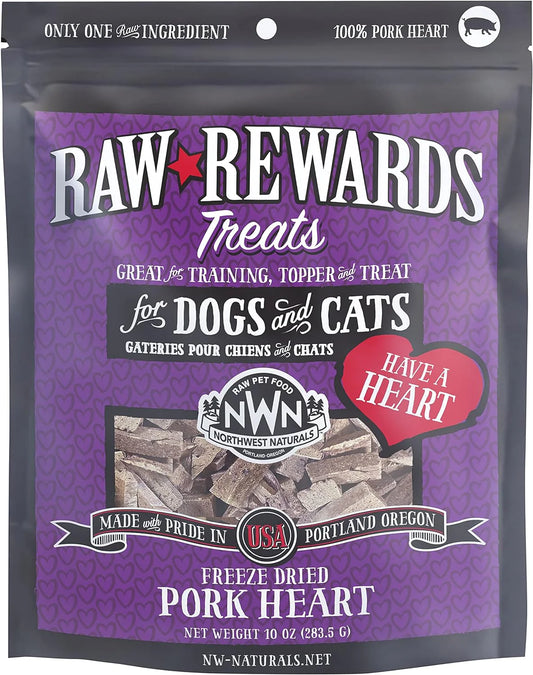 Northwest Naturals Freeze Dried Pork Hearts 3oz