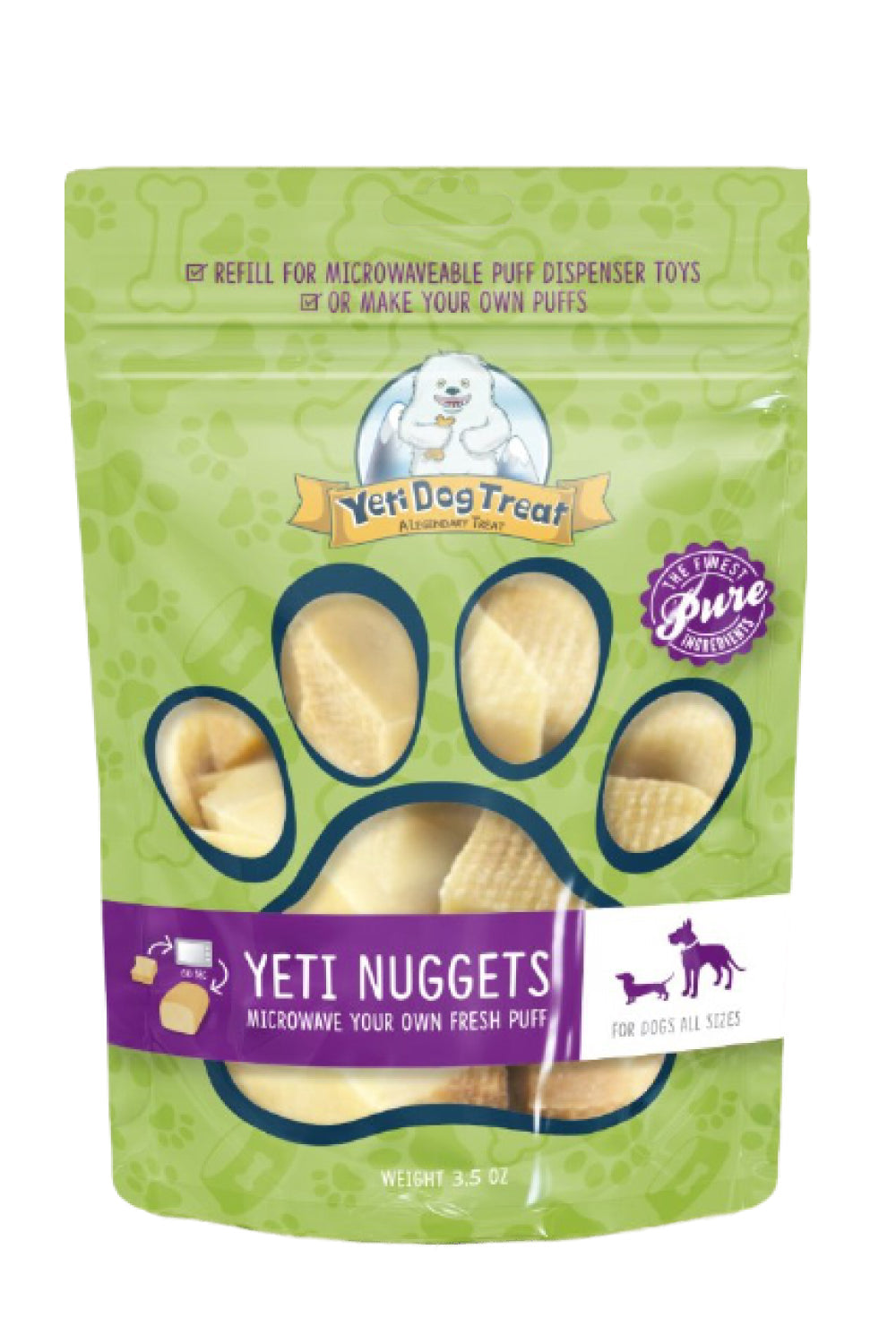 Yeti Dog Chew Puff Nuggets 3.5oz